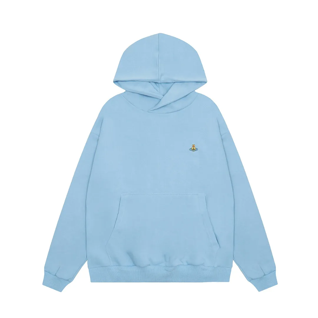 VIVI807# "Exclusive hot style" vivienne west wood West Queen Vivienne Saturn classic small label hooded sweatshirt 2024 top hot style No need to say more, directly open the details YB mold opening Correct seam collar details ⚠️The authentic product is the seam threaded neckline without a collar strip. Our family only makes the right version of the goods. We are careful to make sure that the first release of the Queen Mother of the whole network is correct. The full range of correct accessories and every detail is completely restored. Straight up to full Size: XS-L